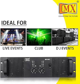 MX Premium 2-Channel Power Amplifier – 1550 W @ 2 Ω (1150 W @ 4 Ω